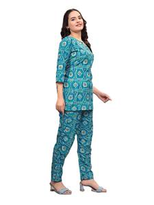 Conjunto de Rayón Azul Premium para Mujer, Venta al por Mayor para Tiendas Multimarca y Distribución Profesional de Ropa - Product Image 3