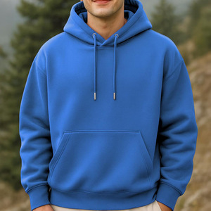 Custom Drop Shoulder Fleece Oversized Hoodie New Design Oversize Hoodies for <b>Men</b> Warm Winter Wear <b>Pullover</b> Oversized Hoodies - Product Image 5