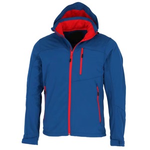 Outdoor <b>Hooded</b> Fleece Soft Shell Jacket Hot Selling Men's Winter <b>Coat</b> Custom Logo Waterproof Windbreaker Reflective Breathable - Product Image 6