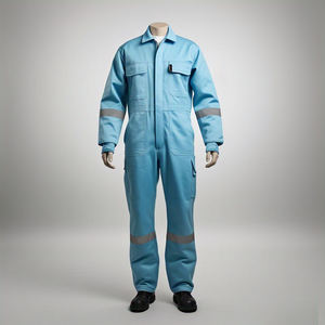 Traje de Trabajo Impermeable, Overol de Seguridad para Construcción, Bajo Precio, Cómodo, Suministro de Fábrica, 100% Algodón, OEM, Naranja - Product Image 3
