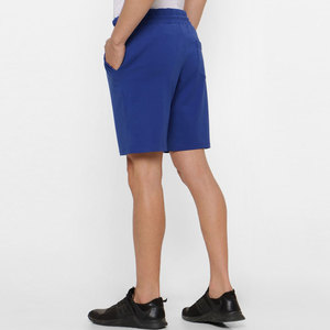 Pantalones cortos Bermuda de algodón azul para hombre, con cordón en la cintura y bolsillos, estilo casual. - Product Image 2
