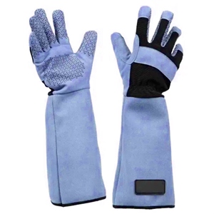 Gants de sécurité en cuir de vachette pleine fleur et néoprène de haute qualité, anti-coupure, anti-vibration, avec manchette de sécurité, pour soudure industrielle - Product Image 3