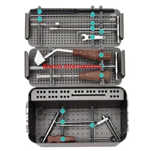 BISONS - Juego de Instrumentos Quirúrgicos de Acero Inoxidable con Certificación CE, de Alta Calidad, con Tornillo Canulado Manual de 6.5 mm - Product Image 3