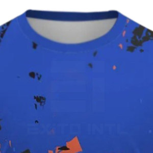 Maillot de sport à manches courtes respirant avec impression numérique de logo personnalisé, tissu anti-transpiration, maillots de football - Product Image 3