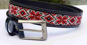 Custom Made Western <b>Beaded</b> Belt Other Belt Material Other Buckle Material No Buckle Party Style Manufactured - Product Image 6