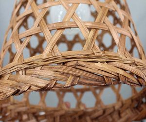 Woven Bamboo Basket Pendant Light Bohemian Style <b>Ceiling</b> Lamp Natural Rattan Hanging Light Boho Home <b>Decor</b> Supplier Manufacturer - Product Image 6