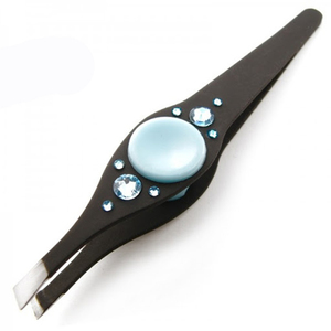 AQDAS INDUSTRIES Nuevo Diseño de Última Generación Pinzas para Cejas Puntiagudas de Acero Inoxidable de Alta Calidad con Recubrimiento de Plasma Negro Ecológico - Product Image 2