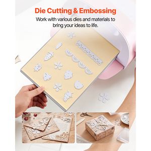Plaques de découpe en polycarbonate transparent, lot de 6, 12,13 x 8,5 x 0,12 po, compatibles avec les tampons de découpe pour l'embossage - Product Image 4