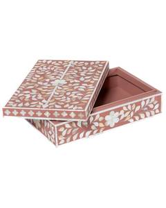 Caja de Almacenamiento Moderna de Lujo Mother Pearl, Diseño Flexible y Funcional, Solución Decorativa con Incrustaciones de Concha, Fabricante Mayorista - Product Image 2