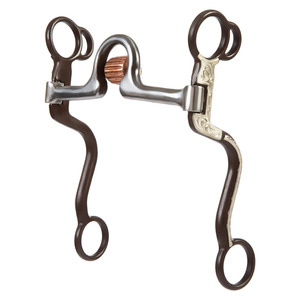 Bocado Profesional Multiusos, de Hierro Dulce de 5 Pulgadas con Boca Perforada y Detalle de Cobre - Product Image 1