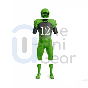 Maillot et pantalon de football américain personnalisables à manches courtes, respirants, grandes tailles, uniforme 100 % polyester, kits personnalisables pour hommes et femmes - Product Image 5