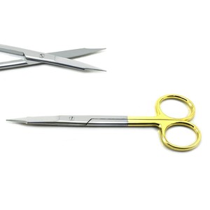 <b>Tungsten</b> Carbide Tip Goldman Fox Scissors Straight Premium Medical Grade Scissors with TC Inserts for Enhanced Durability - Product Image 4
