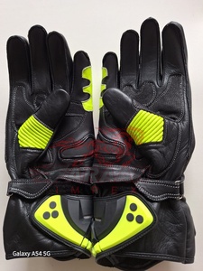 High <b>Performance</b> Motorcycle Racing Gloves Armored Knuckle Leather Track Riding Gloves Full Finger <b>Protective</b> Biker Gear OEM - Product Image 6