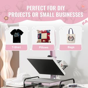 Pressa a Caldo Digitale 15x15 Pollici, Riscaldamento Rapido, Isolamento a 2 Strati, Piastra Scorrevole, Trasferimento Termico Efficiente ed Elegante - Product Image 1