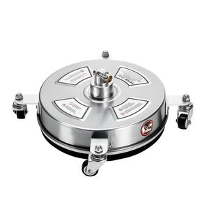 Idropulitrice ad Alta Pressione in Acciaio Inox da 14 Pollici con 4 Ruote, 4000 PSI Max, Attacco Rapido 1/4, Accessori per Pulizia Superfici - Product Image 1