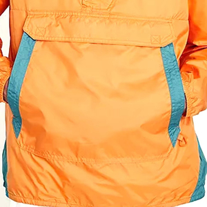 Wholesale Price Men's Custom Hooded Windbreaker <b>Jacket</b> with Front Logo Solid Color Waterproof & Breathable - Product Image 3