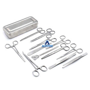 Kit de Instrumentos Manuales para Disección Médica Alemán con Portacuchillas de Acero, Tijeras para Iris, Pinzas Mosquito y Herramientas de Sutura - Product Image 4