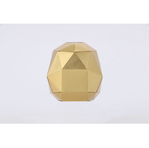 Muñeca Daruma de Papel Dorado Hecha a Mano, Estilo Japonés, Amuleto de Buena Suerte, Decoración Redonda para el Hogar, Regalo - Product Image 5