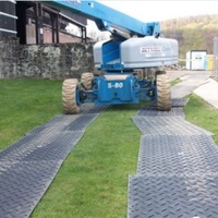 Tapis de protection agricole en HDPE 1220 x 2440 mm (48 pieds), réutilisables, imperméables, pour tracteurs agricoles, machines et couverture de champs extérieurs