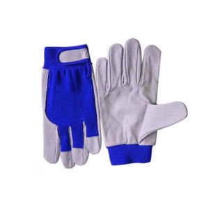 Guantes de Seguridad Reflectantes de Piel de Oveja para Trabajo, Construcción, Protección Personal, Montaje y Conducción - Product Image 3