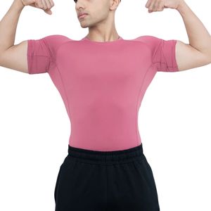 Custom Wholesale <b>Mens</b> Solid High Quality Fitness <b>Compression</b> T <b>Shirt</b> Half Sleeve Quick Dry Breathable Gym Running Athletic - Product Image 3