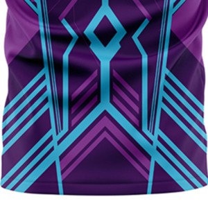 Camiseta de Fútbol Personalizada con Cuello en V, Unisex, Manga Corta, Impresión Sublimada, Absorbe la Humedad, Patrón Geométrico, Elástica en Cuatro Direcciones - Product Image 5