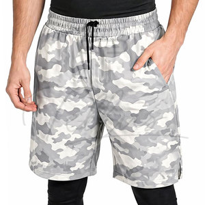 Nuevos pantalones cortos Awrah con logotipo personalizado, camuflaje, color blanco sólido, pantalones cortos de playa musulmanes, pantalones cortos Awrah para hombre. - Product Image 1