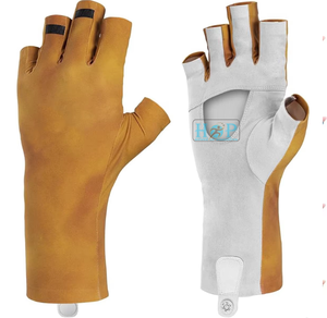 Fishing <b>Gloves</b> for Outdoor Sports Fingerless Sun Protection Breathable Quick Dry Non Slip Grip Flexible Stretch Fit for Fishing - Product Image 1
