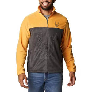 Veste polaire homme personnalisée avec logo, col montant, logo frontal, thermique, chauffante, hiver, extérieur, respirante, séchage rapide, best-seller - Product Image 1