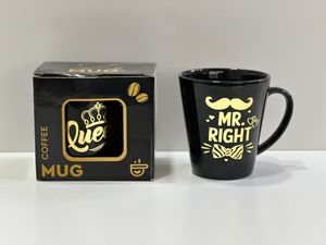 Golden print ceramic mug multicolor - Product Image 3