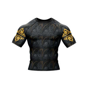 2026 Sublimation Printed Quick Dry Men Rash Guard in Custom Logo MMA Training Rash Guard NO GI Grappling Jiu Jitsu BJJ Rashguard - Product Image 6