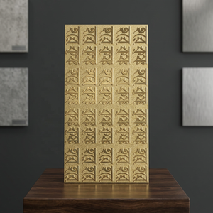 300x600 30x60 12x24 Highlighter Firebrick Ceramic Wall <b>Mirror</b> 3D Effect Golden Silver Glossy Glazed Tiles for Hall - Product Image 6
