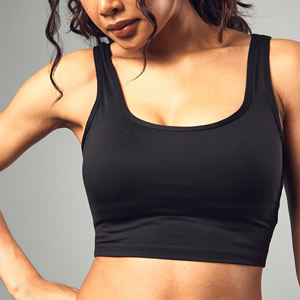 Top Deportivo de Yoga Personalizado, Elástico en 4 Direcciones, Absorbente de Humedad, Cuello Halter, Sin Costuras, para Entrenamiento, Running, Gimnasio, Yoga, para Mujer - Product Image 3