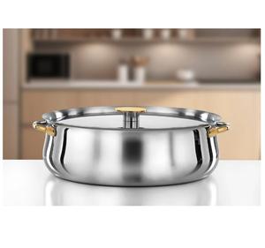 Casserole en acier inoxydable, design élégant et de qualité supérieure, pour réchauffer et servir les aliments, design luxueux de la meilleure qualité - Product Image 2