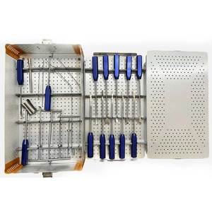 Juego de instrumentos para la extracción de cemento óseo ortopédico con caja de almacenamiento, herramientas para cirugía de revisión - Product Image 3