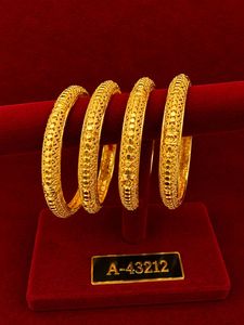 Women's 24K Gold Plated Classic Bangles Wedding Jewelry A-43212 - Product Image 1