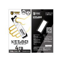 [KINGSMAN GAMING] SSD interne 4 To M.2 NVMe DRAMless PCIe Gen4 avec dissipateur thermique 7400 Mo/s en lecture/6600 Mo/s en écriture pour PC et PS5