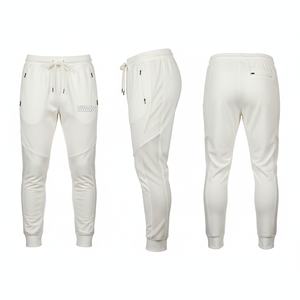 Pantalones Deportivos de Algodón Marrón para Hombre, Cintura Elástica con Cordón, Pantalones Casuales para Correr con Bolsillos Laterales, Ropa de Otoño - Product Image 2