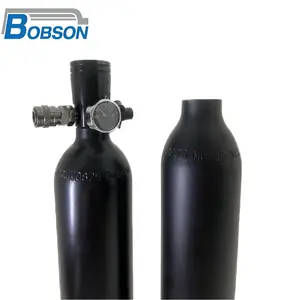 Diskon besar 500ml (31ci) tekanan tinggi 3000 psi silinder aluminium kosong tanpa regulator