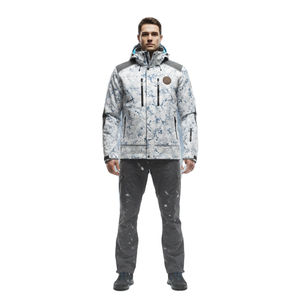 Chaqueta Casual Blanca con Patrón Sólido Glacial Hunter Power Abaan Sports Advanced Snow para Deportes de Invierno y Expediciones, Impermeable - Product Image 5