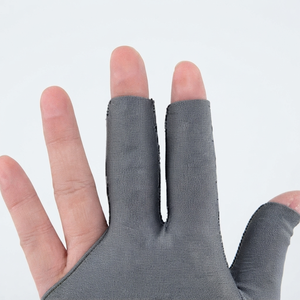 Gants de snooker à prix bas pour l'industrie du matériel de couture, confortables, ajustement flexible, tissu respirant, logo personnalisé - Product Image 5