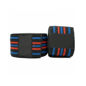 Genouillère tricotée respirante à compression, protection avec fermeture auto-agrippante, universelle unisexe toutes saisons - Product Image 5