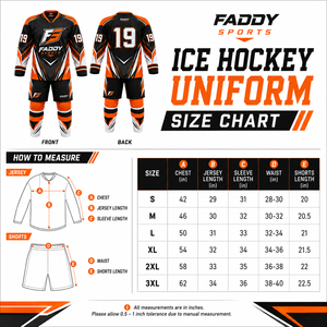 Ensemble d'uniformes de hockey sur glace personnalisés sublimés professionnels, respirants, pour l'entraînement, avec short et chaussettes assortis - Product Image 6