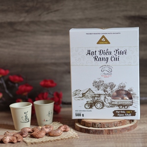 Noix de cajou torréfiées du Vietnam 500g, prêtes à l'emploi, amandes de cajou W240, marque Dong Phu, boîte cadeau en papier de qualité supérieure, durée de conservation de 12 mois - Product Image 6