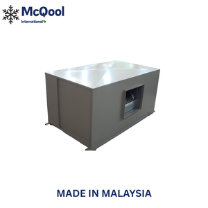 ชุดคอยล์ระบายความร้อนด้วยอากาศแบบรีโมตสำหรับอุตสาหกรรมแกนมอเตอร์พัดลม DC ดีไซน์แบบหมุนเวียน - Product Image 1