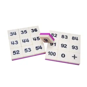 Plastik 1-100 sıralı sayılar ve matematik sembolleri fayans, 1-100 ardışık sayılar fayans, matematik sayma yüz küpleri kurulu