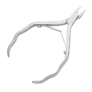 Coupe-ongles en acier inoxydable avec poignée en caoutchouc souple, outil professionnel de manucure et pédicure pour ongles épais - Product Image 1