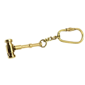 Porte-clés ancre en laiton massif fait main, style vintage nautique, pour bateau, cadeau maritime pour hommes marins, porte-clés pour marin - Product Image 4