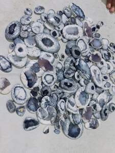 Agate Dendrite Naturelle Blanche, Pierres Précieuses en Vrac Lisses, Forme Cabochon Mixte, 5kg, Taille Libre, Pour Fabrication de Bijoux, Vente en Gros, RUBY GEMS - Product Image 3