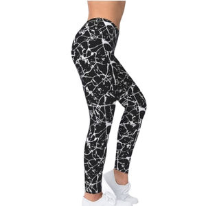 Leggings Marbrés Imprimés Ultra Doux Extensibles Confortables Taille Haute pour Fitness, Gym, Entraînement et Yoga – Vêtements de Sport Premium en Gros - Product Image 4